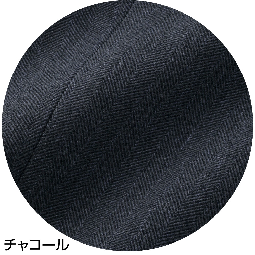 裏起毛ヘリンボン深履きらくらくパンツ