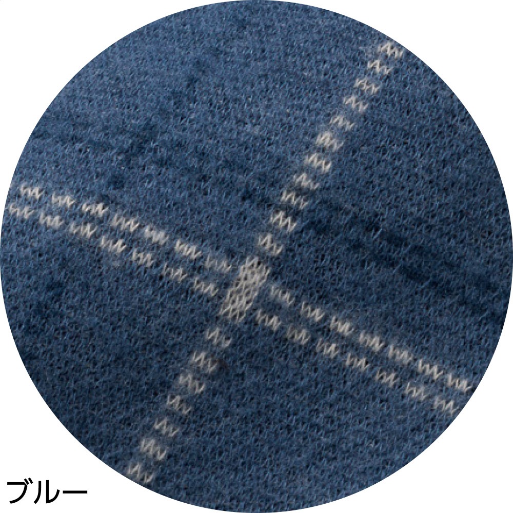 起毛スナップ釦ニットシャツ