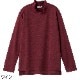 後ろ長め薄起毛シャーリング衿Ｔシャツ