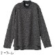 後ろ長め薄起毛シャーリング衿Ｔシャツ