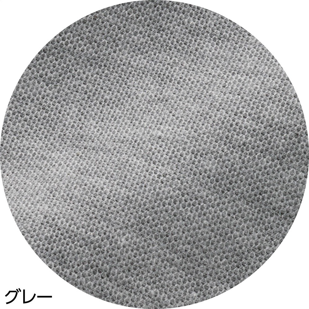 綿混ハーフジップポロシャツ