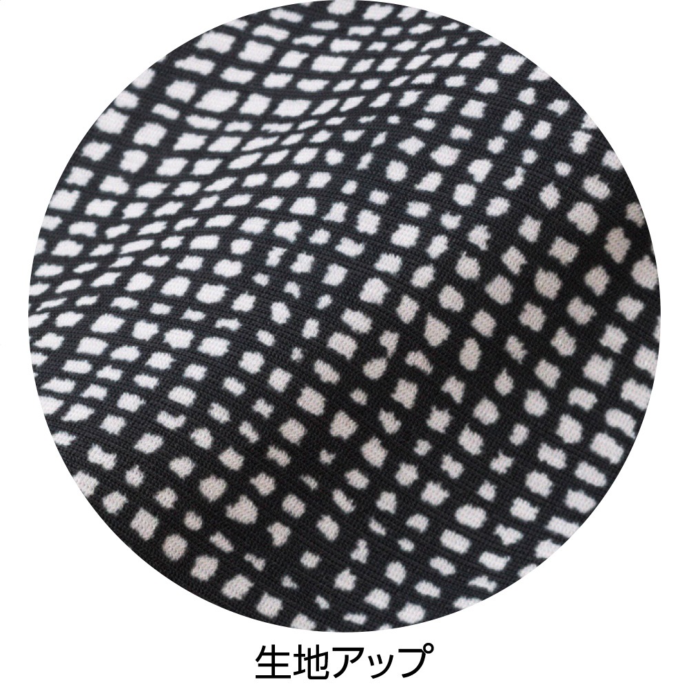 7分袖格子柄Ｔシャツ