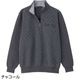 裏起毛ハーフジップトレーナー