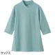 7分袖綿混タックジャカードＴシャツ