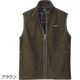 針抜きフリースフルジップベスト