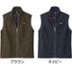 針抜きフリースフルジップベスト