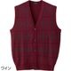 国産毛混ニット前開きベスト