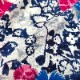 【Sサイズ】花柄ピンタック七分袖カットソー