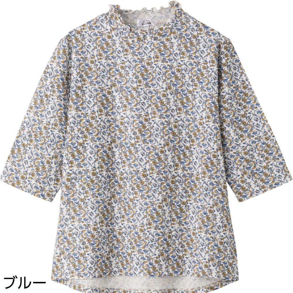 5分袖後ろ長めＴシャツ