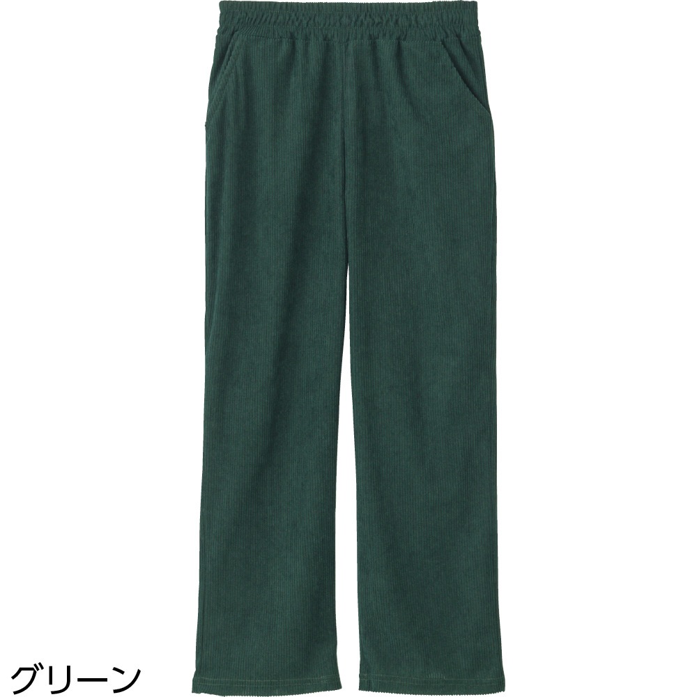 総ゴムコールテン風ストレッチパンツ