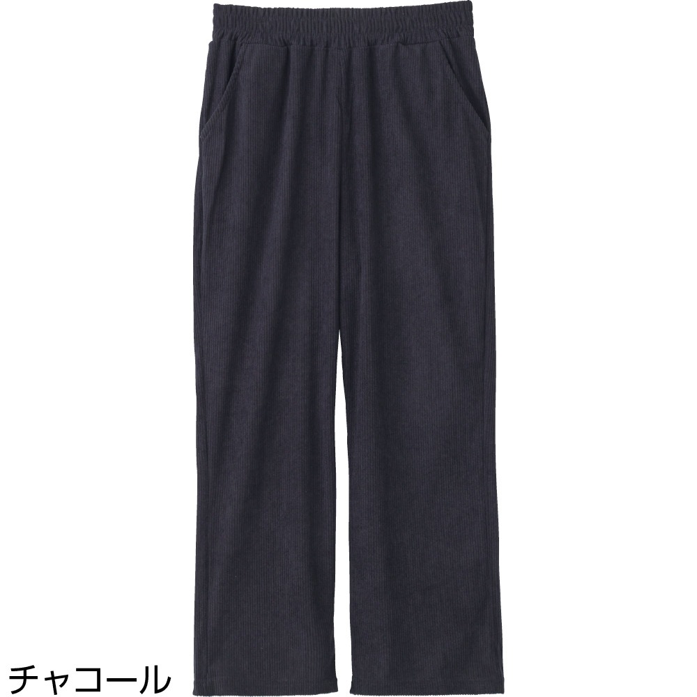 総ゴムコールテン風ストレッチパンツ