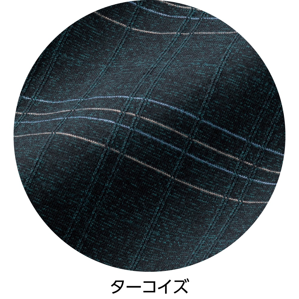 綿混隠れファスナーニットシャツ