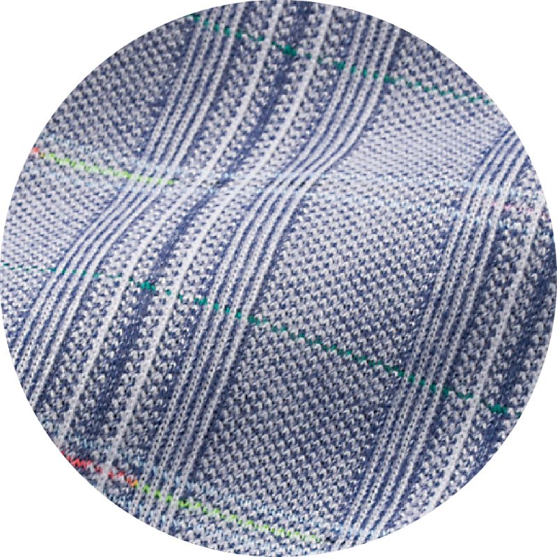 綿混スナップ釦ニットシャツ