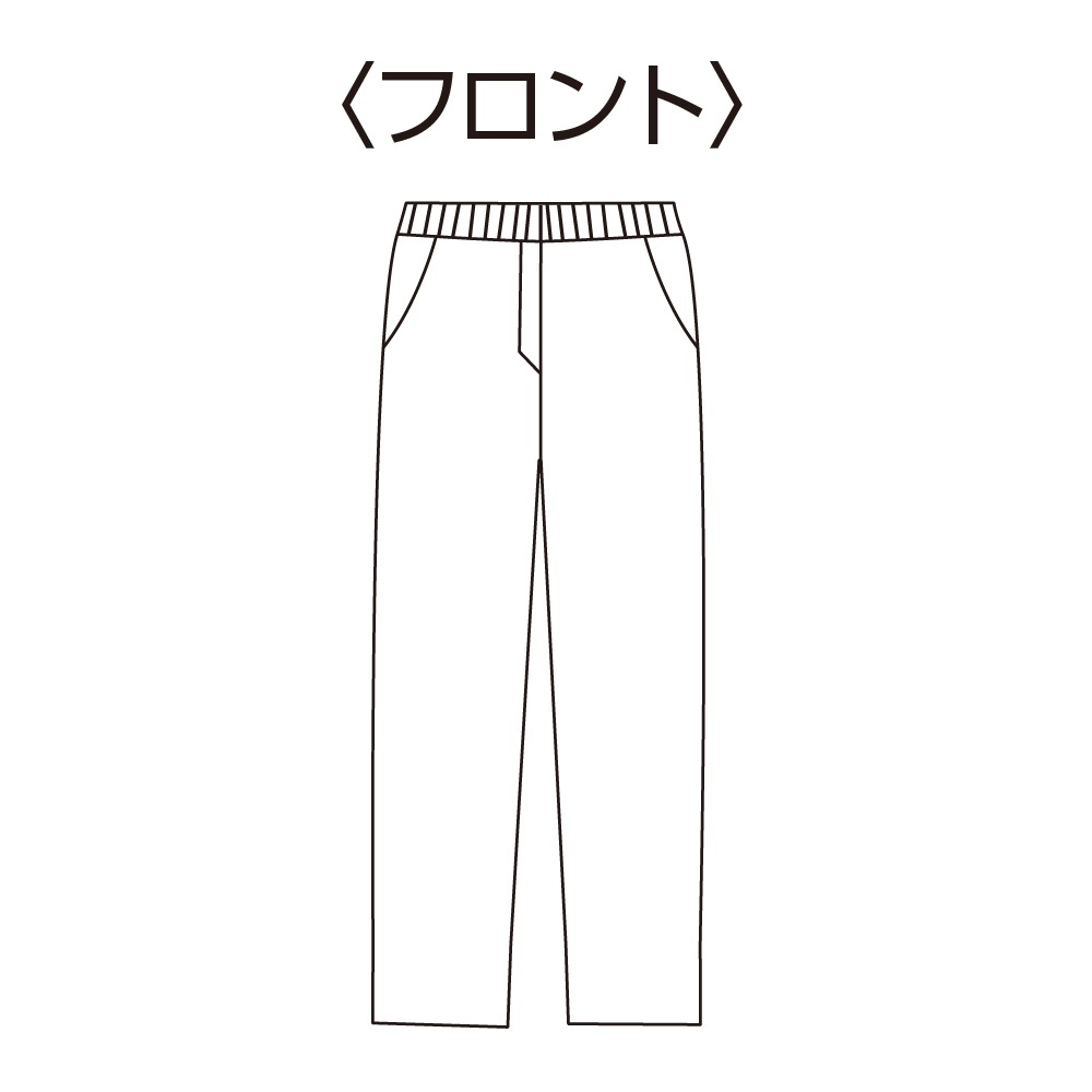 しじら織ストレートパンツ