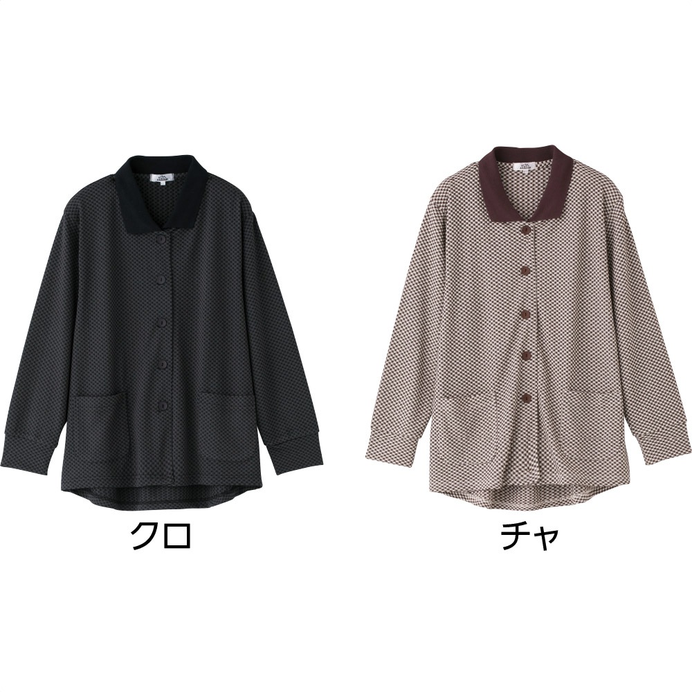 斜め釦ホールポロカーディ