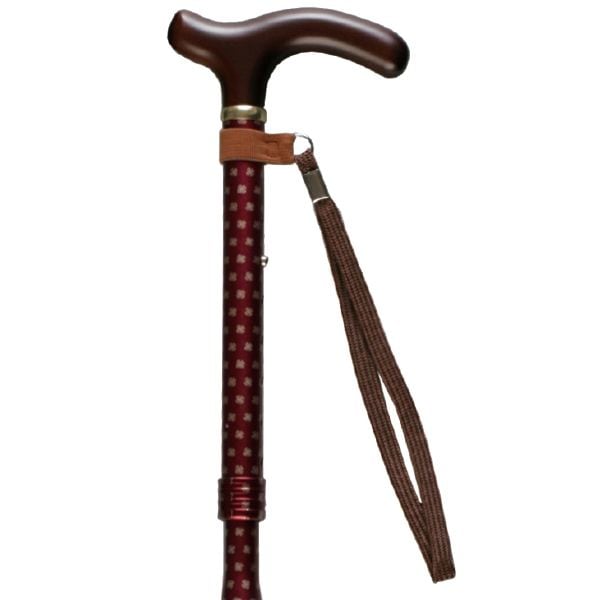 ささえ 雨にも負けず 4つ折伸縮ステッキ VH4型[VH4431]【ひまわり