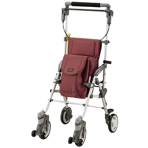 コンパクトタイプ シルバーカー キャリースルーンN ブラウン CS-10BR | マキテック キャリースルーン N ブラウン [シルバーカー