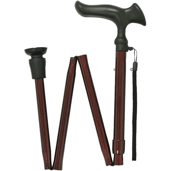 4977626733574 【5個入】かるがもE 折畳S レッド【キャンセル不可】 フジホーム ステッキ 折りたたみ式 アルミニウム ステッキかるがもE 折畳S[レッド]【フジホーム】 | シルバーカー歩行