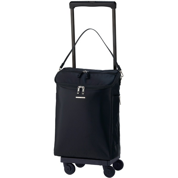 スワニーキャリーバッグ D-583 ジップVII （L21） ブラック【横押し