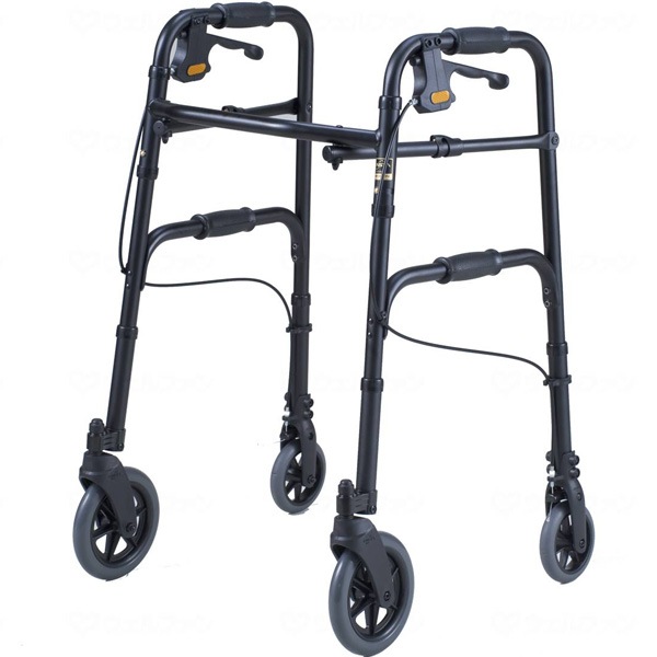 四輪歩行車 セーフティーアームVタイプウォーカーハイ【イーストアイ