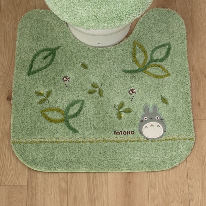 となりのトトロ もりのかぜ トイレマット 約58×60cm グリーン 