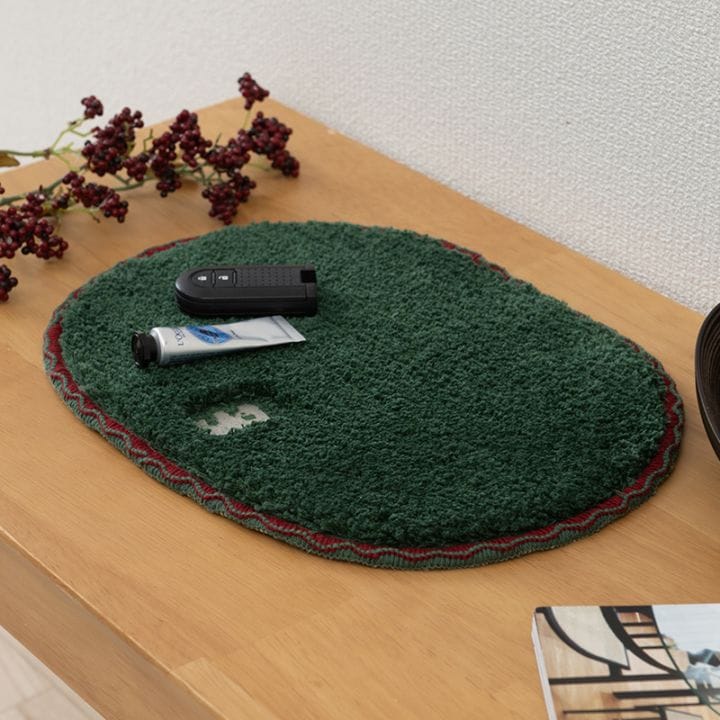 SDS Pce（ピース）ミニマット 約23×30cm アジアゾウ/コアラ/トナカイ/ジャイアントパンダ/ホッキョクグマ