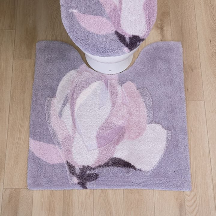 M+home マグノーリア トイレマット 約70×70cm ピンク