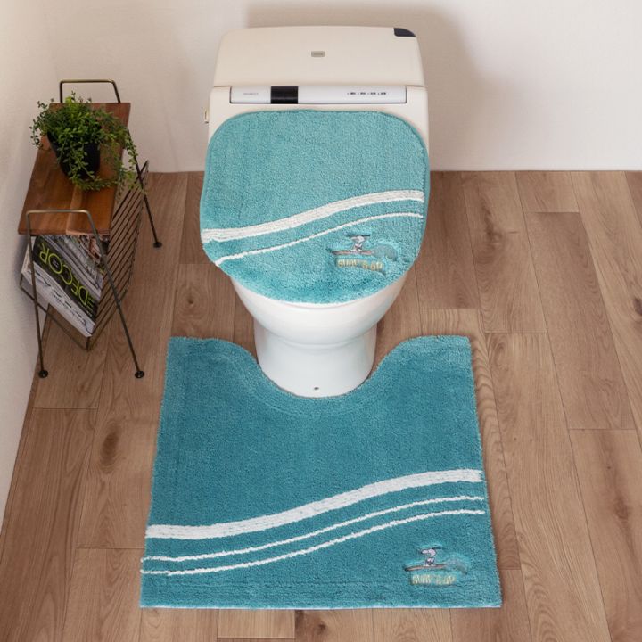 本日のみ大特価　オレンジ色　PEANUTS　スヌーピー　トイレマットセット　新品 PEANUTS