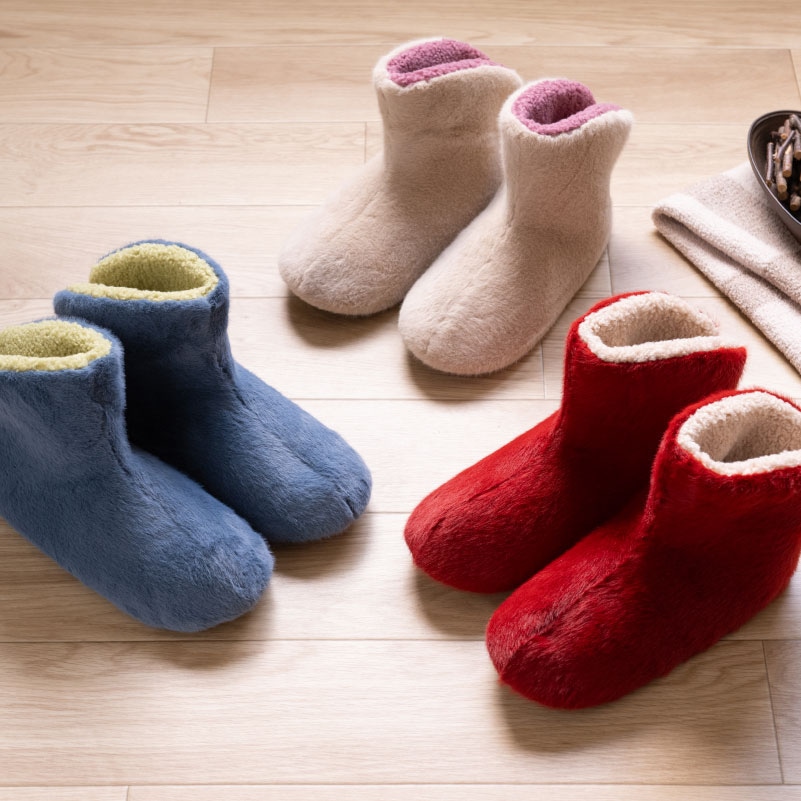 シビラ アバホ スリッパ 約22～24cm ブルー/ベージュ/レッド