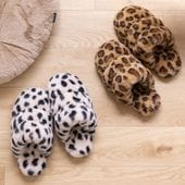 SDS Boappa(ボアッパ) アニマルスリッパ Lサイズ(約23~25cm) アニマルベージュ/アニマルキャメル