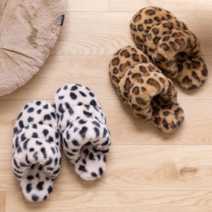 SDS Boappa（ボアッパ） アニマルスリッパ Lサイズ（約23～25cm） アニマルベージュ/アニマルキャメル