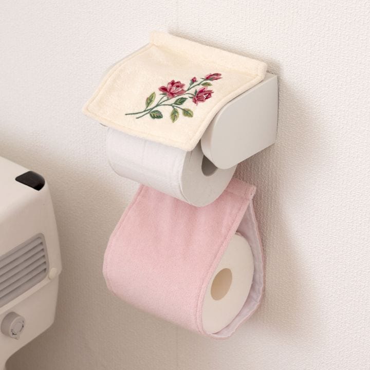 SDS yorisou スイートローズ ペーパーホルダーカバー ピンク