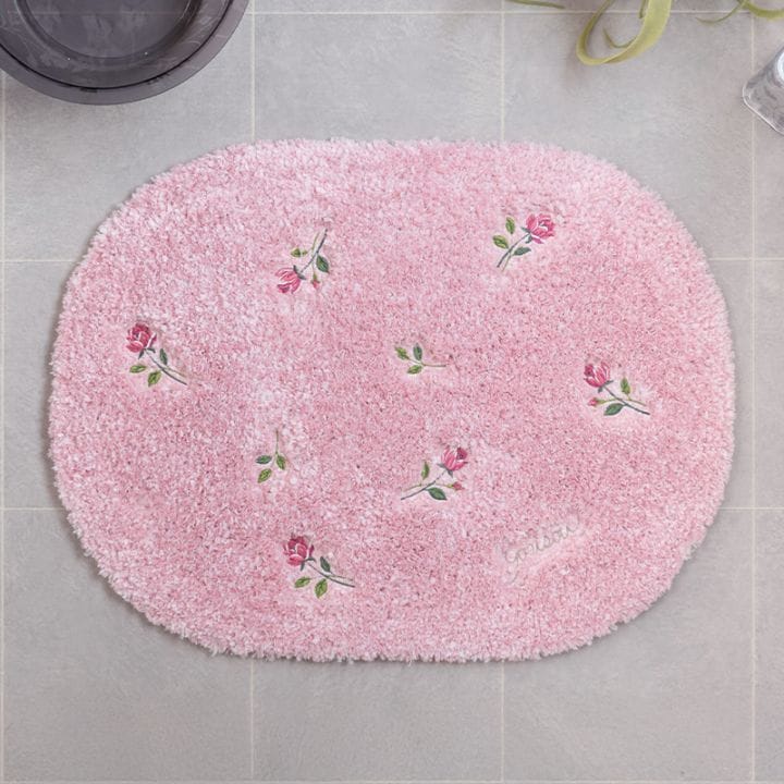 SDS yorisou スイートローズ バスマット 約45×60cm ピンク