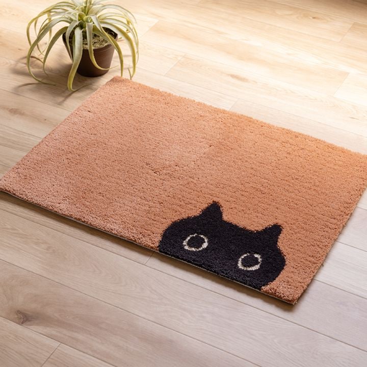 アツコマタノ インテリアマット MEME 約50×75cm キャメル