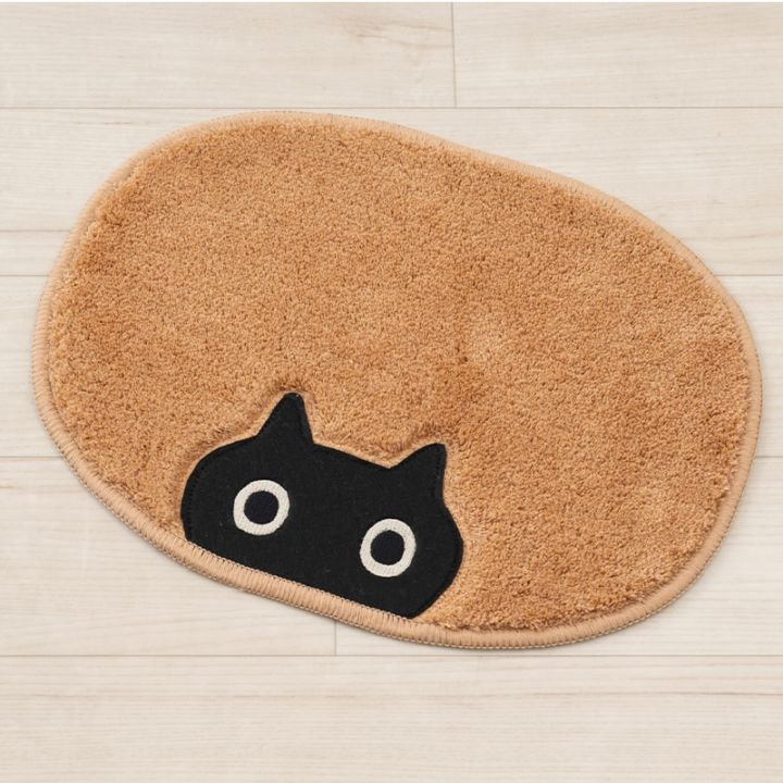 アツコマタノ MEME アクセントマット 約30×40cm キャメル