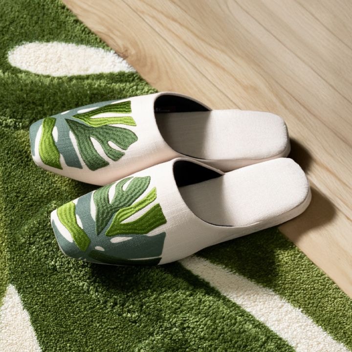 M+home レフティ スリッパ 適応サイズ:約24～26cm グリーン