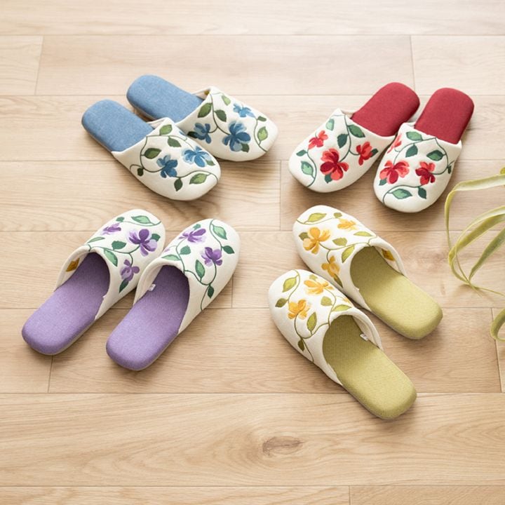 シビラ ヒストリア スリッパ 適応サイズ:約22～24cm ブルー/パープル/レッド/グリーン