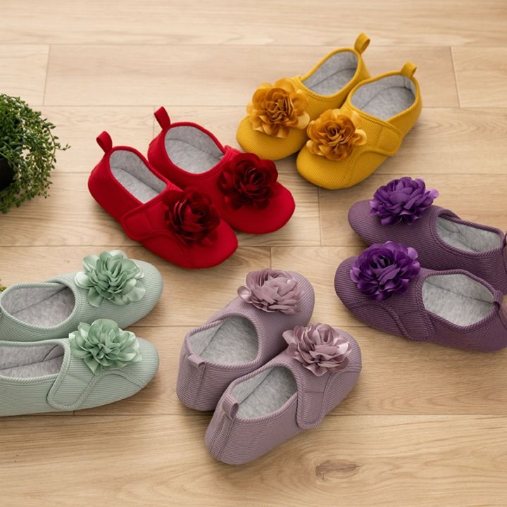 SDS ブルーム スリッパ 適応サイズ:（M）約22.5～24cm グリーン/ライトパープル/パープル/レッド/イエロー