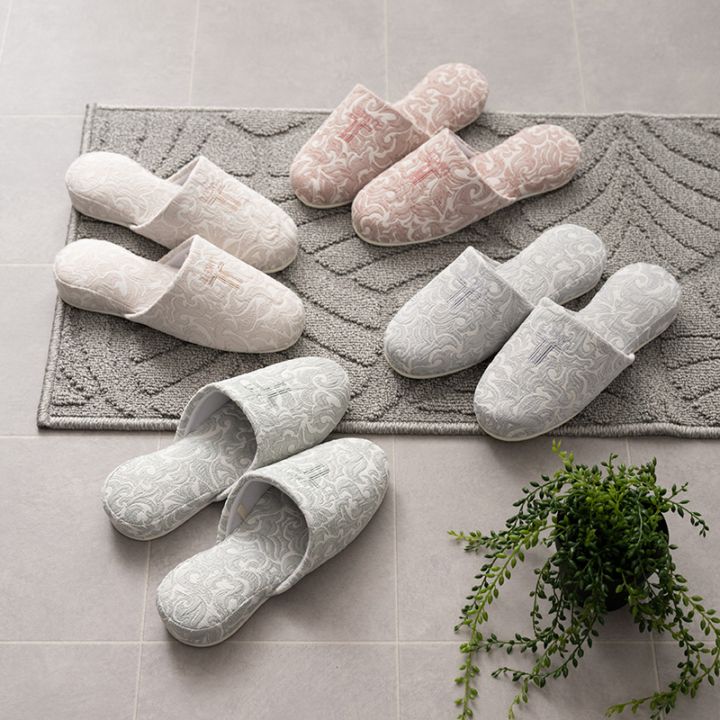 ランチェッティ シエナ スリッパ 適応サイズ:（M）約23.5～25cm ベージュ/グリーン/グレー/オレンジ