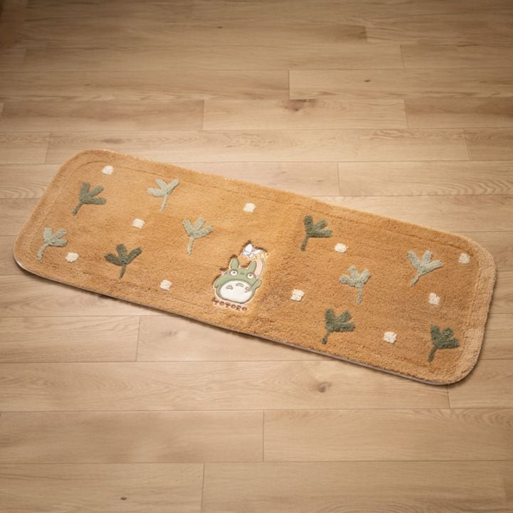 となりのトトロ はらっぱ キッチンマット 約45×120cm ベージュ/グリーン