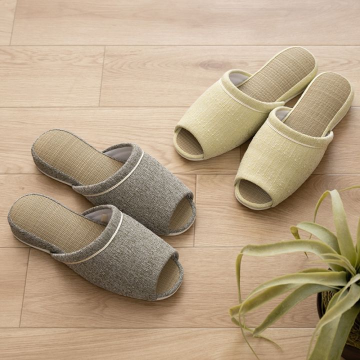 SDS バミー スリッパ 適応サイズ:（L）約25～26.5cm グリーン/グレー