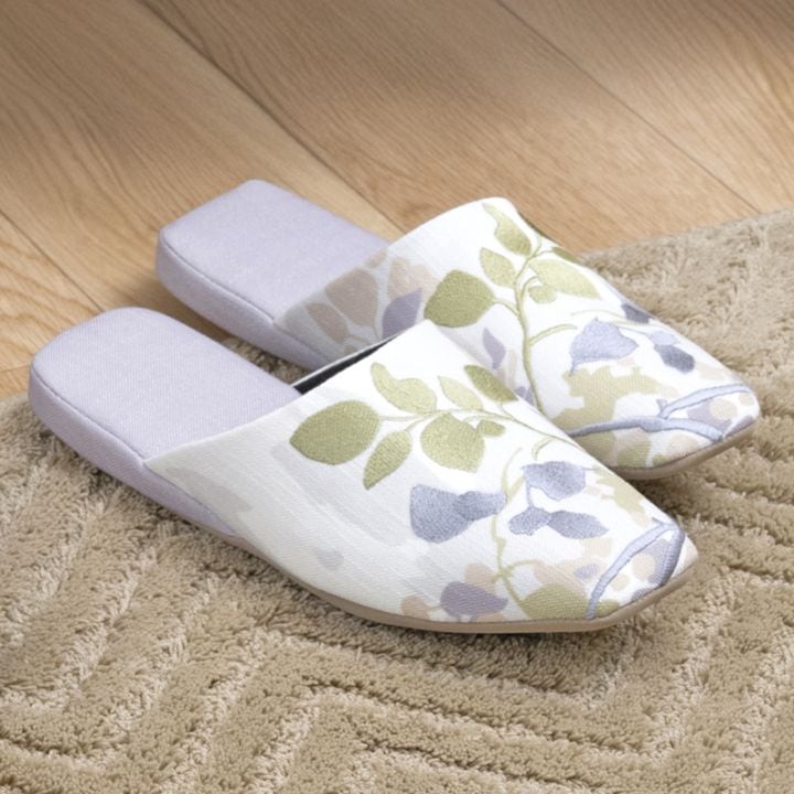 M+home プイスト スリッパ 適応サイズ:約24～26cm グリーン