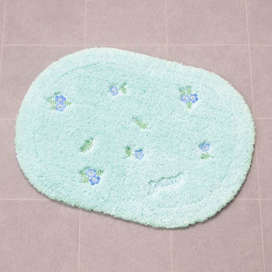 SDS yorisou スイートネモフィラ バスマット 約45×60cm ブルー