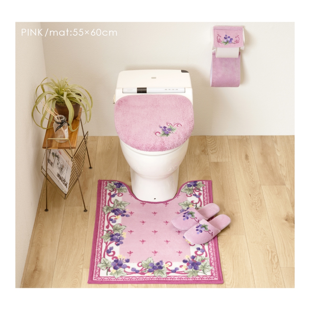 everyday&polite フォレストベリー ロングトイレマット 約75×60cm