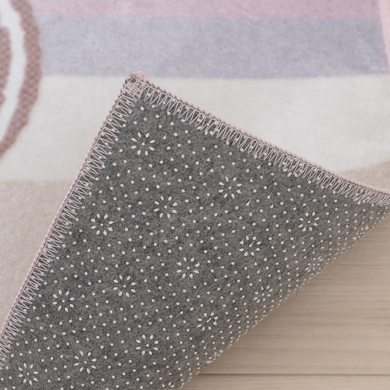 PEANUTS くすみパステル ロングマット 約45×240cm ブルー/ピンク