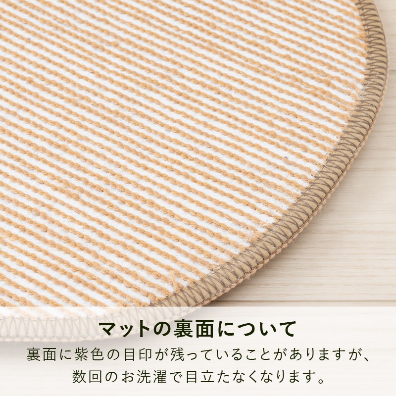 アツコマタノ MEME アクセントマット 約30×40cm キャメル | ブランド