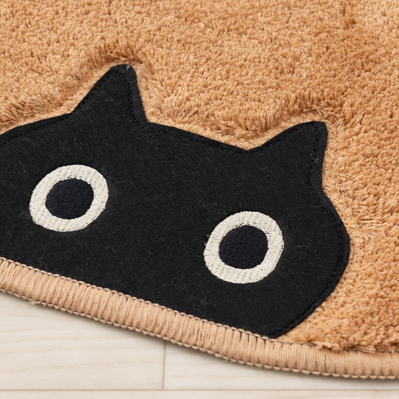 アツコマタノ MEME アクセントマット 約30×40cm キャメル