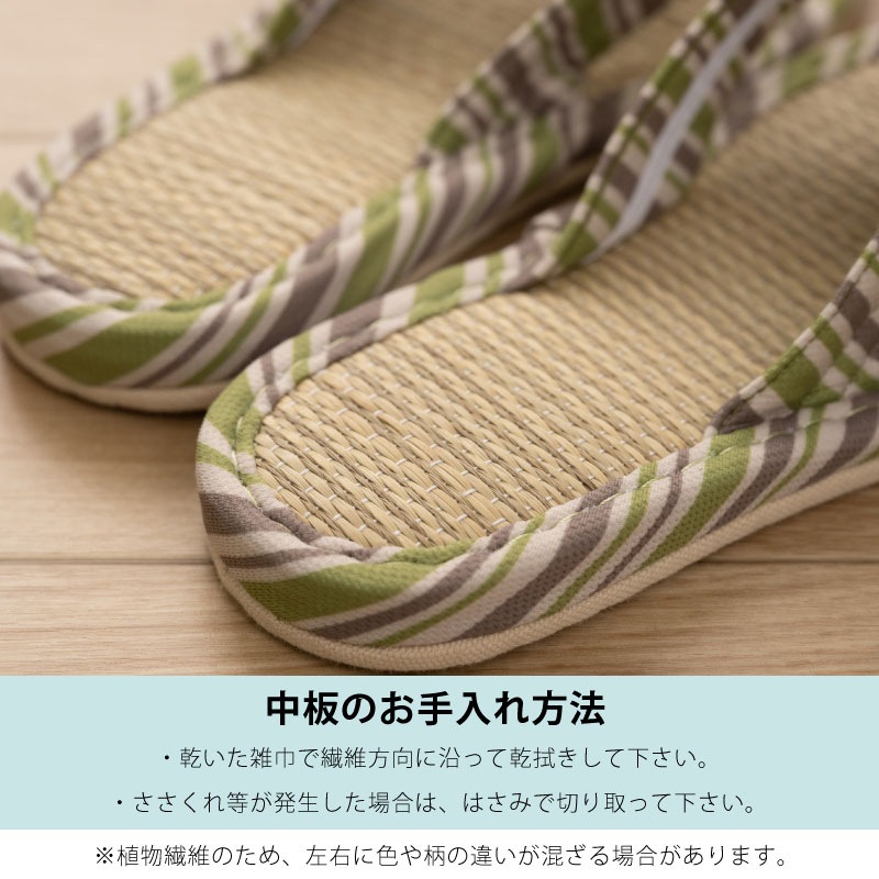 SDS Hanao メデーリー 鼻緒スリッパ 適応サイズ:（M）約22.5～24cm グリーン/レッド