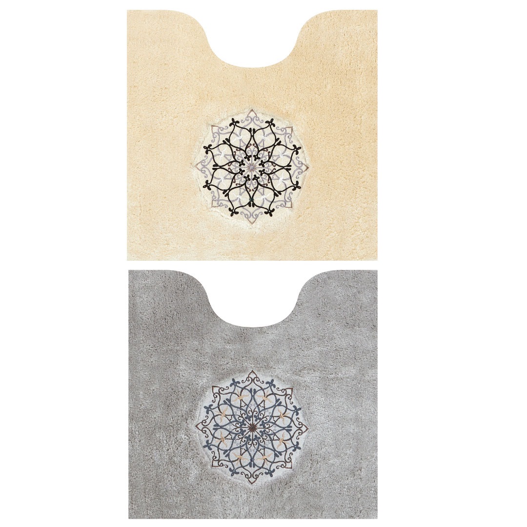 トイレマット 陶器柄 ラグジュアリー 高級感 上品 エレガント ミーナ