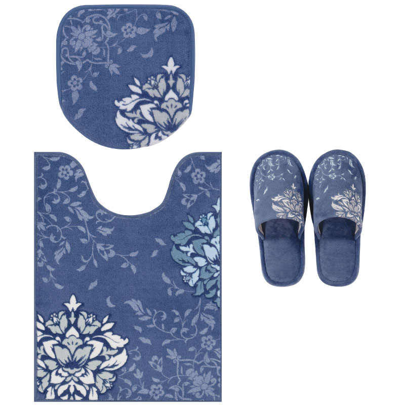 デコールミュゼ プレシャス トイレ3点セット（ロングトイレマット+兼用